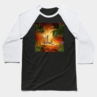 Cute little fairys playing on the beach Baseball T-Shirt